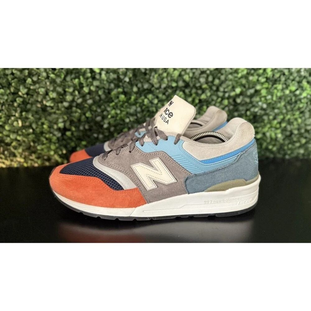 USED New Balance 997 Made in USA M997NAG Men’s 11.5 Multicolor Suede Sneakers